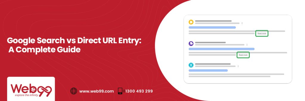 Google Search vs Direct URL Entry